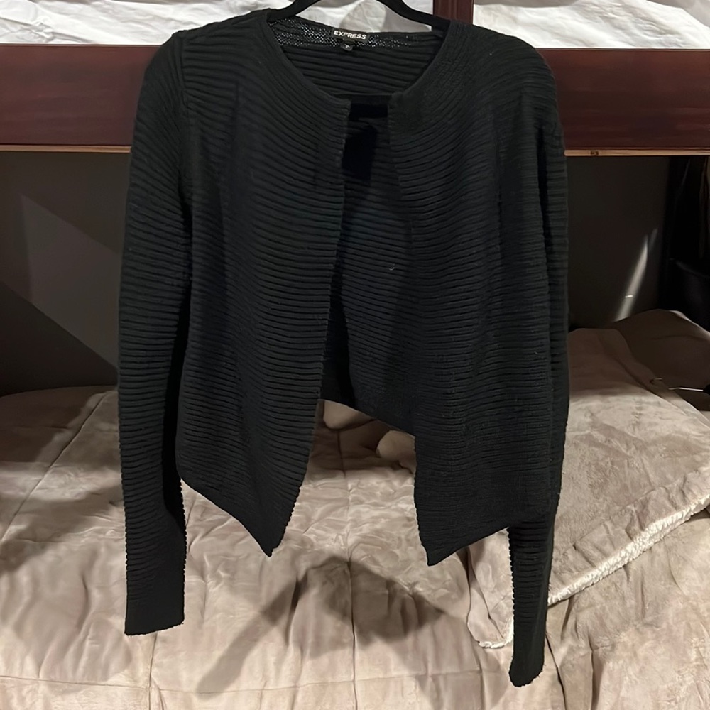 Black Express Cardigan